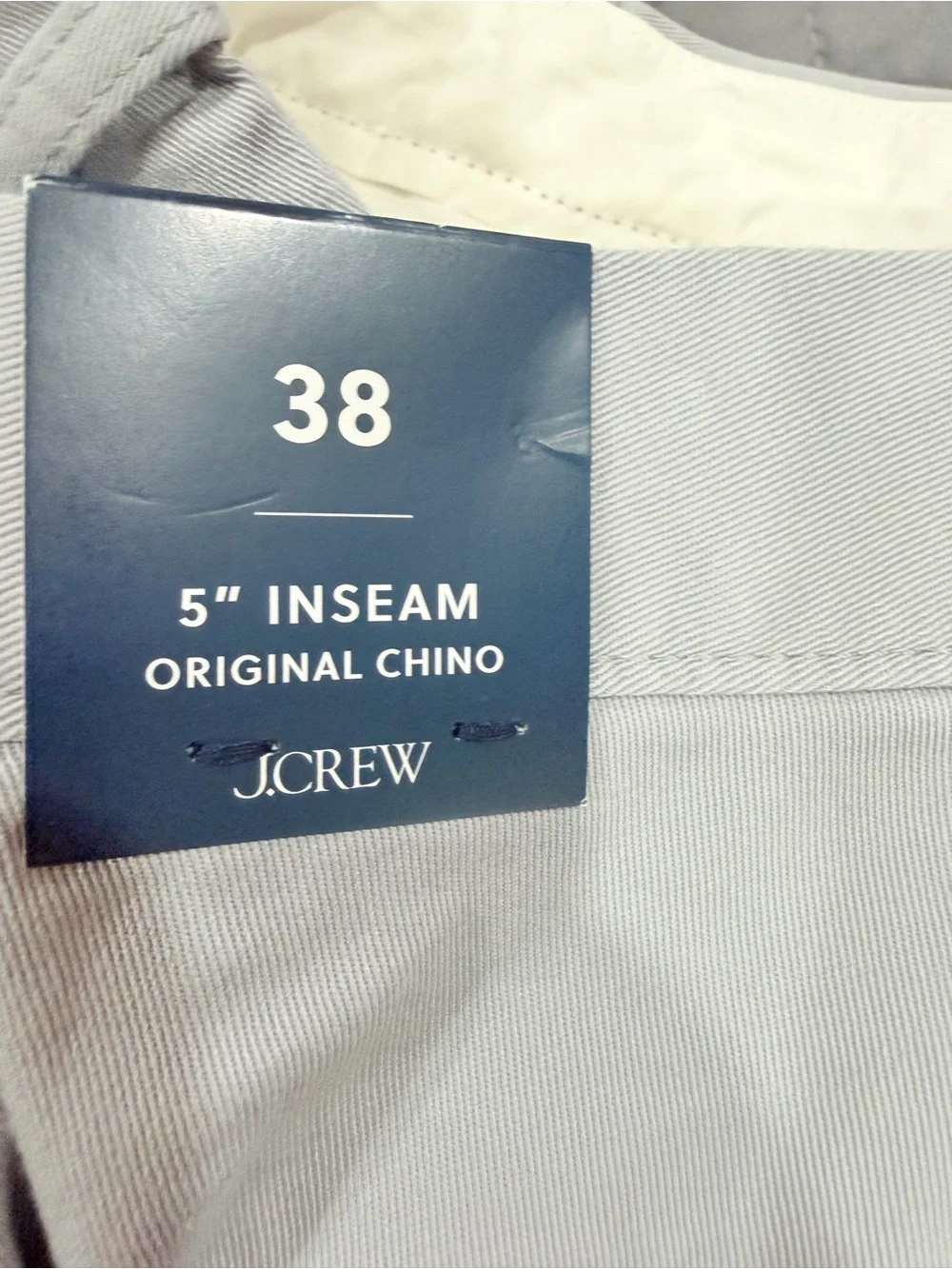 J. Crew Light Gray Flat-Front Stretch Shorts